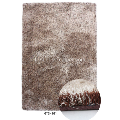 Polyester élastique et viscose Shaggy Rug